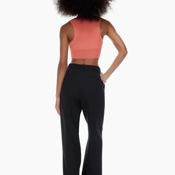 Aritzia Babaton Sculpt Knit Deep V Tank - grapefruit, coral - Picture 3 of 9